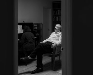 Alexander Stepanov photographed for the Wall Street Journal at his home in Palo Alto, CA.