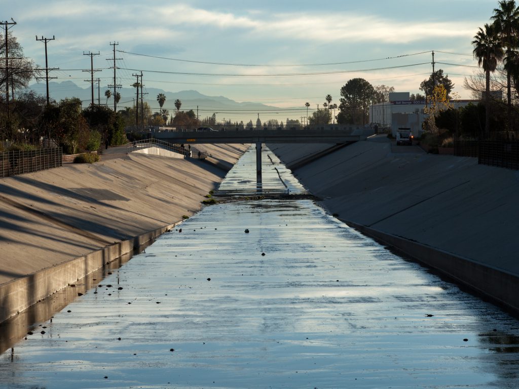 Los Angeles River photographed for Le Monde's M Magazine.