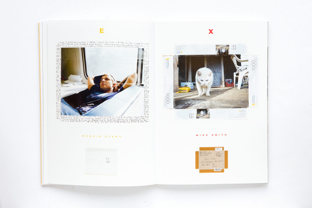 Begin Anywhere book, Exquisite Corpse chapter spread