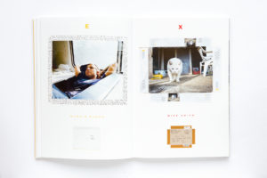 Begin Anywhere book, Exquisite Corpse chapter spread