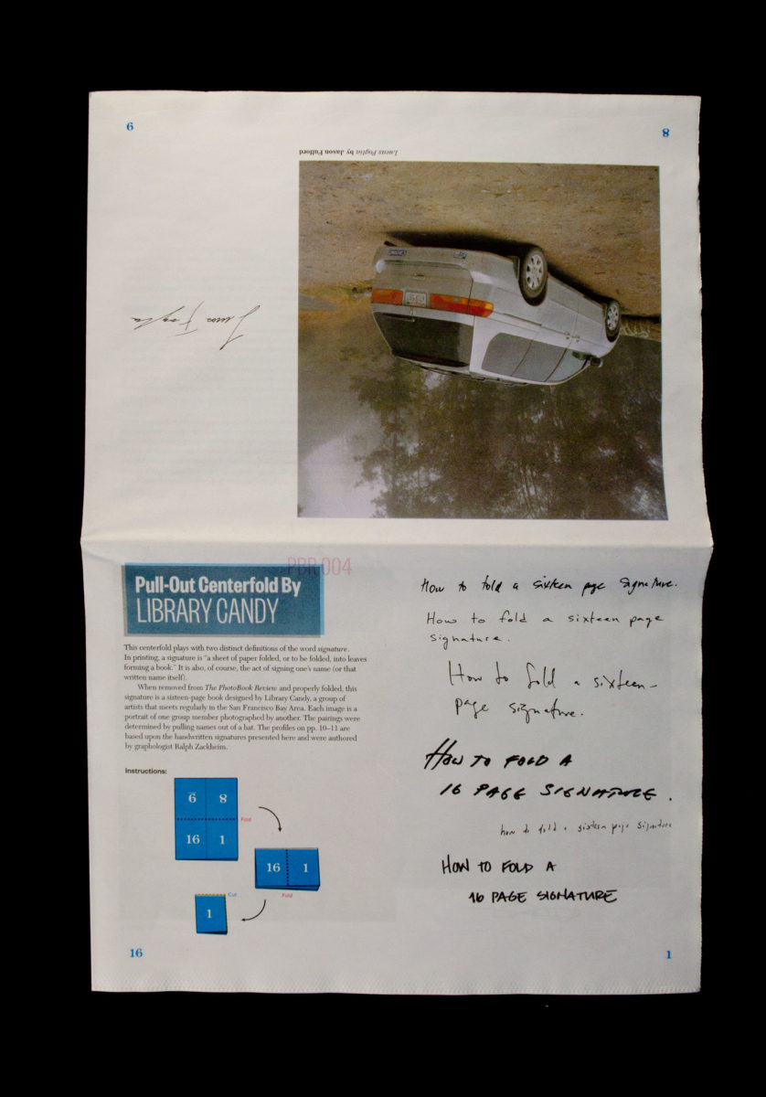 How To Fold a Sixteen-Page Signature, Sheet View