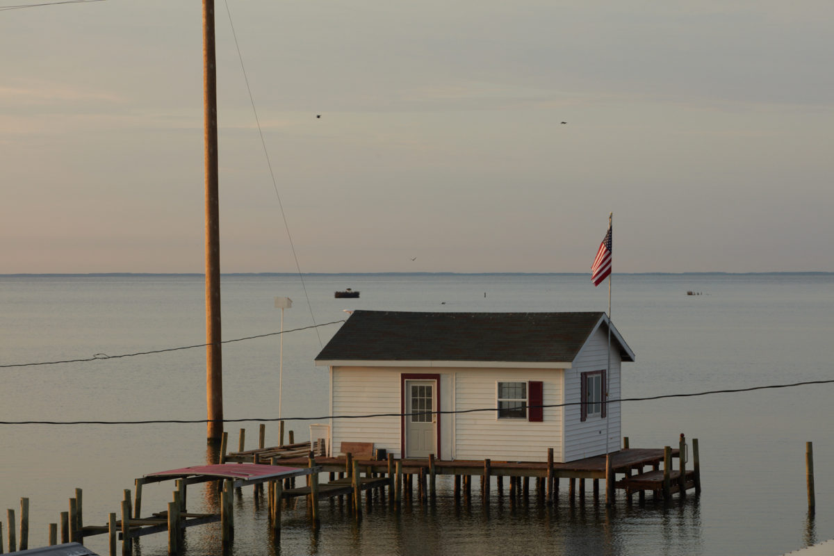 Crab shanty in Tangier harbor