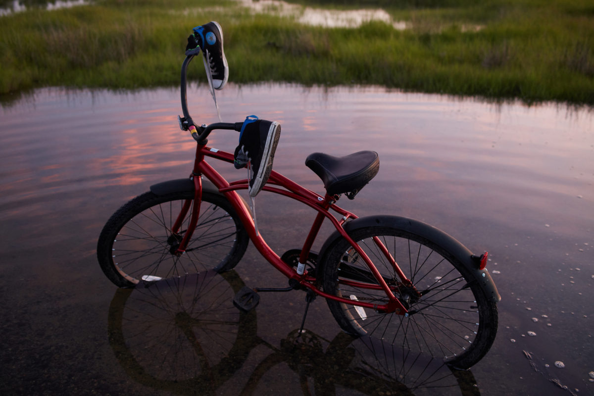 Flooded bike