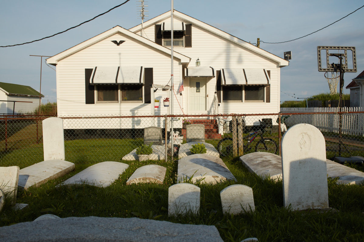 Graves in home's front yard
